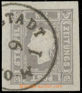 137742 - 1858 Mi.17b, Franz Joseph 1,05 Kreuzer grey-violet, CDS M. O