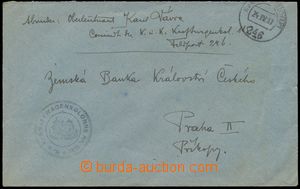 137779 - 1917 KuK KRAFTWAGENKOLONNE Nr. 115, modrý otisk kruhového 