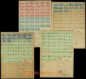 137783 - 1939-42 GERMANY / SUDETENLAND  comp. 4 pcs of identity-card 