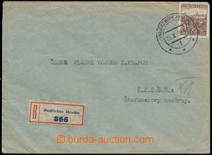 137785 - 1939 Reg letter sent to 1. Batt Protectorate army, CDS JIND