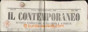 137809 - 1863 complete Italian newspaper Il Contemporaneo with pseudo