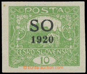137837 -  Pof.SO4, 10h green, 3x expertized, i.a. Gilbert, c.v.. 8000