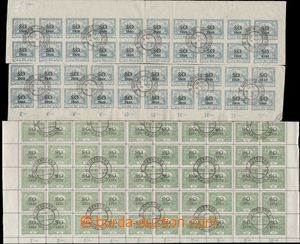 137887 -  Pof.SO4B, SO6, 10h green, the bottom half-sheet with comple