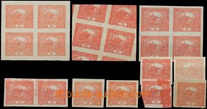 137891 -  Pof.7, 15h bricky red, small study selection of on stock-sh