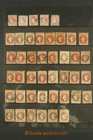 137906 - 1867-76 [SBÍRKY]  sestava klasických známek emise Králov