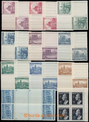 137914 - 1939-43 selection of on/for plate A4, contains Pof.32-40 wit