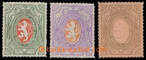 137948 - 1919 PLATE PROOF  Charitable stamps - lion, comp. 3 pcs of p