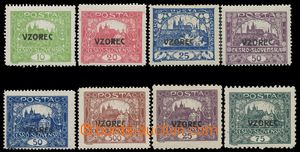 137977 -  comp. 8 pcs of stamps with overprint VZOREC, contains Pof.6