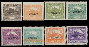 137978 -  comp. 8 pcs of stamps with overprint VZOREC, contains Pof.1