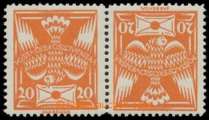 138597 -  Pof.148TBa, 20h orange, close opposite facing pair, mint ne