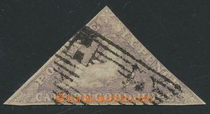 138977 - 1863 Mi.3 II, Triangle 6P light violet, yellowish paper, R v