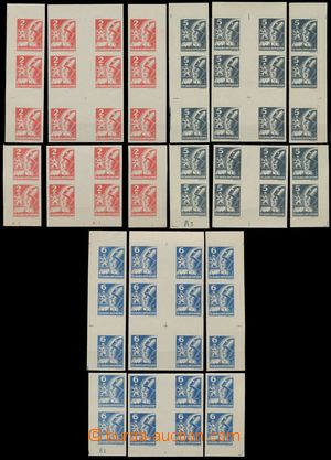 138990 -  Pof.354-356Mx(4), Košické vydání - malé kříže 2, 5,