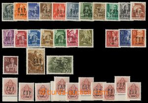 139095 - 1944 KHUST  Pof.RV174-211, set 34 pcs of stamps, missing 195