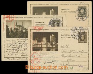 139193 - 1941-43 CDV4/23, 36 2x, comp. 3 pcs of pictorial post cards 
