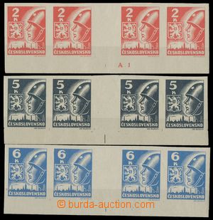 139194 -  Pof.354-356Mv(4), Košice-issue, horiz. 4-stamp gutters wit