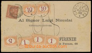 139273 - 1888 dopis do Florencie nedostatečně vyfr. zn. Mi.24, čí