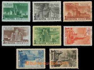 139299 - 1950 Mi.1527-34, Tower Buildings, complete set, c.v.. 280€