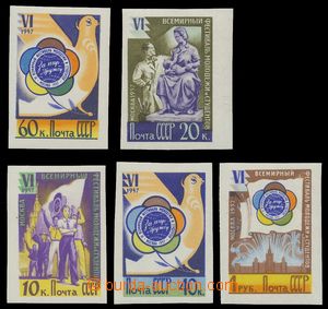 139301 - 1957 Mi.1922B, 1945B, 1948B, 1949B, 1980B, Světový festiva