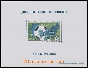 139320 - 1978 Mi.1315Bl, miniature sheet World Championship in footba