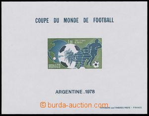 139321 - 1978 Mi.1315Bl, miniature sheet World Championship in footba