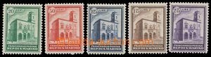 139336 - 1932 Mi.175-179, Nová pošta, kat. 1100€, hodnota 1,75L -