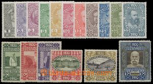139367 - 1910 Mi.161-177, Jubilejní, kompletní série, hodnoty 6h, 