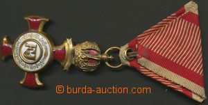 139383 - 1849 AUSTRIA  War Cross with ribbon, VIRIBUS UNITIS, enamel 