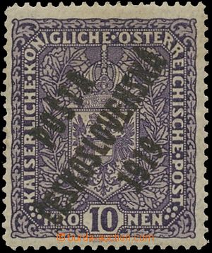139477 -  Pof.51ax, Znak 10K tmavě fialová, I. typ, přetisku, jasn