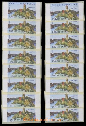 139507 - 2002 Pof.AT2, Zvíkov, 2. set (1.9.2002), comp. of stamps 14