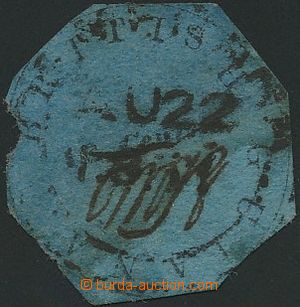 139620 - 1850 Mi.4; SG.7II, Kruh 12C světle modrá z I. emise tzv. 