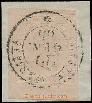 139621 - 1853 Mi.6; Sas.6, Viktor Emanuel II. 40C na výstřižku s D