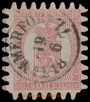 139631 - 1866 Mi.9Cx, Znak 40P karmínová, kompletní perforace a kr