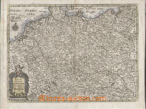 139700 - 1646 mapa Německa Nova Totius Germaniae, včetně Rakouska 