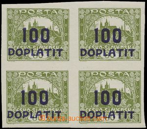 139719 - 1922 Pof.DL24a, Výpotřební Hradčany 100/80h olivová, tm