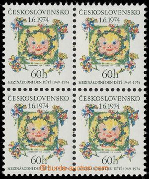 139729 - 1974 Pof.2090xa, Mezinárodní den dětí, 4-blok, papír bp