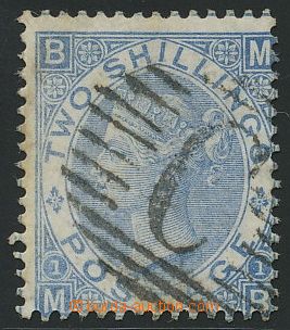 139858 - 1867 TURKEY  SG.Z120 Queen Victoria 2Sh blue with postmark C
