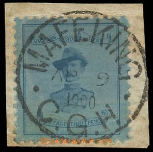 139912 - 1900 MAFEKING  SG.19, Baden-Powell 3P light blue, signs of a