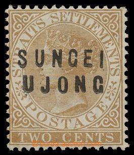 139916 - 1881 SG.11, Královna Viktorie 2P hnědá, známka Straits S