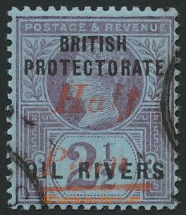 139924 - 1893 SG.21, Královna Viktorie 2½P s přetiskem pro Oil