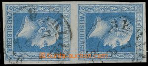 139987 - 1857 Mi.7ax, Friedrich Wilhelm IV., 2Sgr, 2-páska na tenké