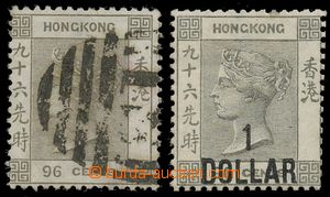 140000 - 1898 SG.53a, Královna Viktorie 1$/96c šedočerná, nový l