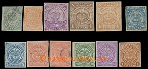 140591 - 1870-85 DEPT. CUNDINAMARCA  Mi.1, 2, 5, 6a, 6b, 11 I., Znak 
