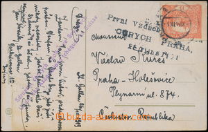 140631 - 1919 První Vzduchová Pošta/ CURYCH - PRAHA/ 28. října 1