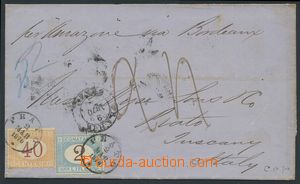 141612 - 1870 folded cover of letter sent unpaid abroad, CDS BAHIA, a