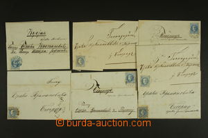 141675 - 1871-73 [COLLECTIONS]  comp. 7 pcs of folded letters with Mi
