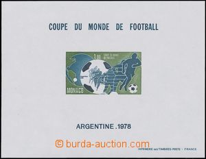 141822 - 1978 Mi.1315Bl, miniature sheet World Championship in footba