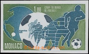 141823 - 1978 Mi.1315, MS ve fotbale, neperforovaná známka, kat. 35