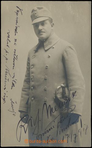 142040 - 1917 MENŠÍK Richard Josef (1882–1930), operní pěvec; p