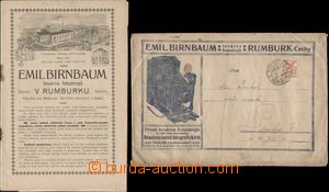 142048 - 1922 FOTOAPARÁTY  katalog fy Emil BIRNBAUM, RUMBURK, včetn