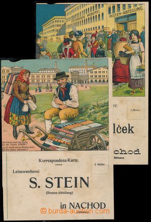 142137 - 1910 RAKOUSKO-UHERSKO (ČECHY)  sestava 2ks obrázkových re